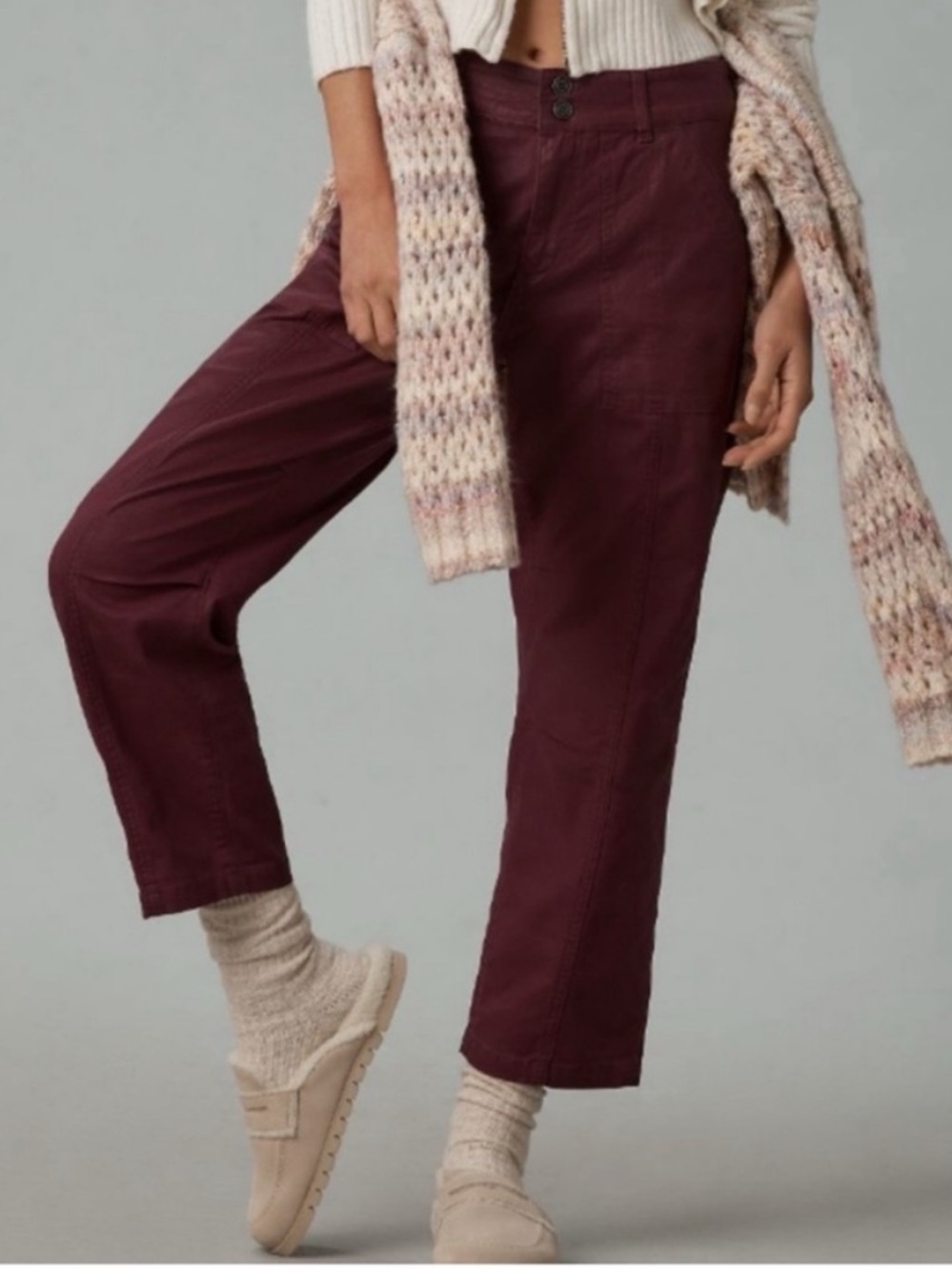 NWT Anthropologie Pilcro The Wanderer Coated Relaxed Jeans Pants size 27